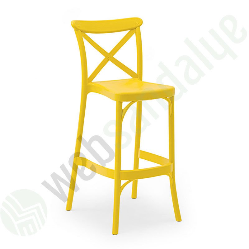 75 Cm Soul Bar Sandalyesi Sarı