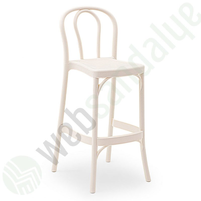 75 cm Moses Bar Sandalyesi Krem