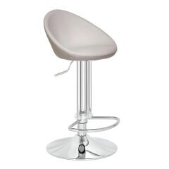 Laria Tepsi Ayaklı Bar Sandalyesi Beyaz