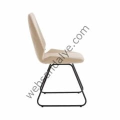 Koliv Krem Boyalı Ayaklı Misafir koltuğu