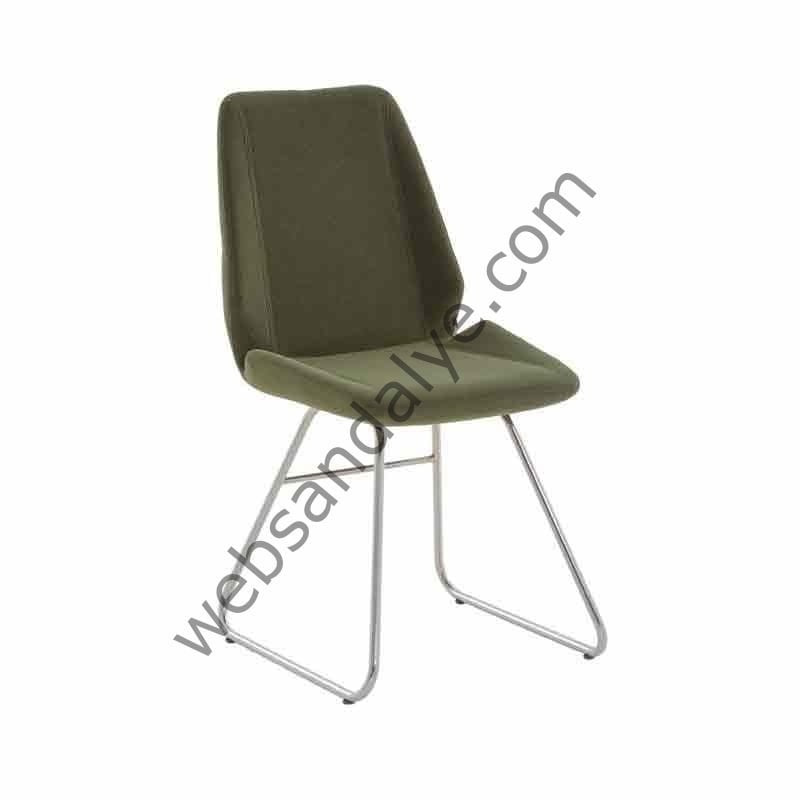 Koliv Haki Krom Ayak Misafir Koltuğu