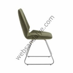 Koliv Haki Krom Ayak Misafir Koltuğu