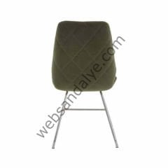 Koliv Haki Krom Ayak Misafir Koltuğu