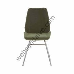 Koliv Haki Krom Ayak Misafir Koltuğu