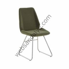 Koliv Haki Krom Ayak Misafir Koltuğu