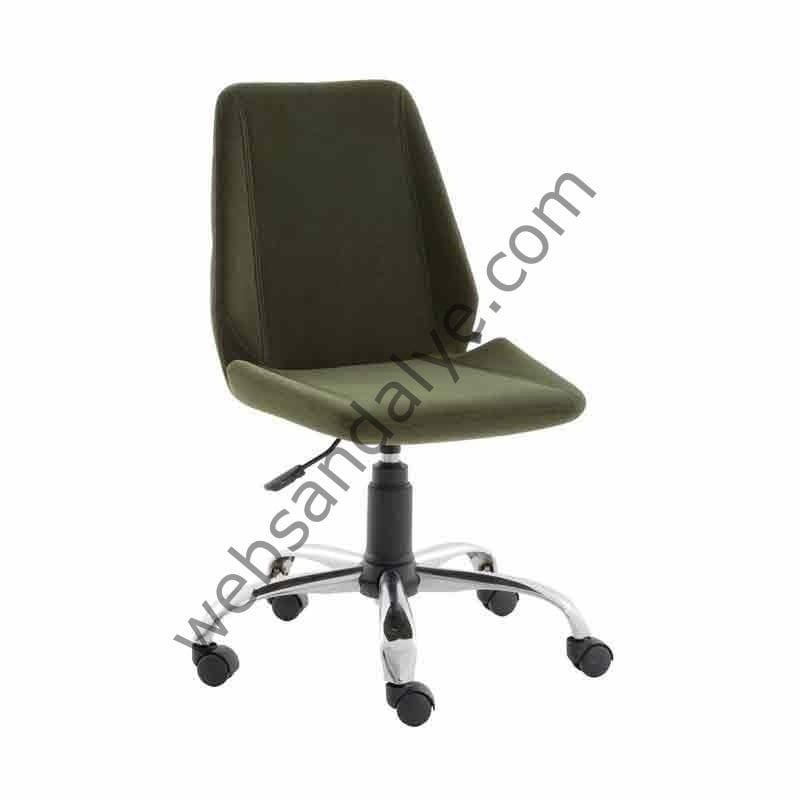 Koliv Haki Krom Ayak Bilgisayar Koltuğu