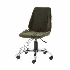 Koliv Haki Krom Ayak Bilgisayar Koltuğu