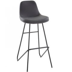 Mini Candy Boyalı Metal Ayaklı Bar Sandalyesi