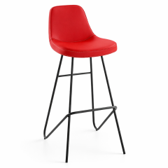 Mini Candy Boyalı Metal Ayaklı Bar Sandalyesi