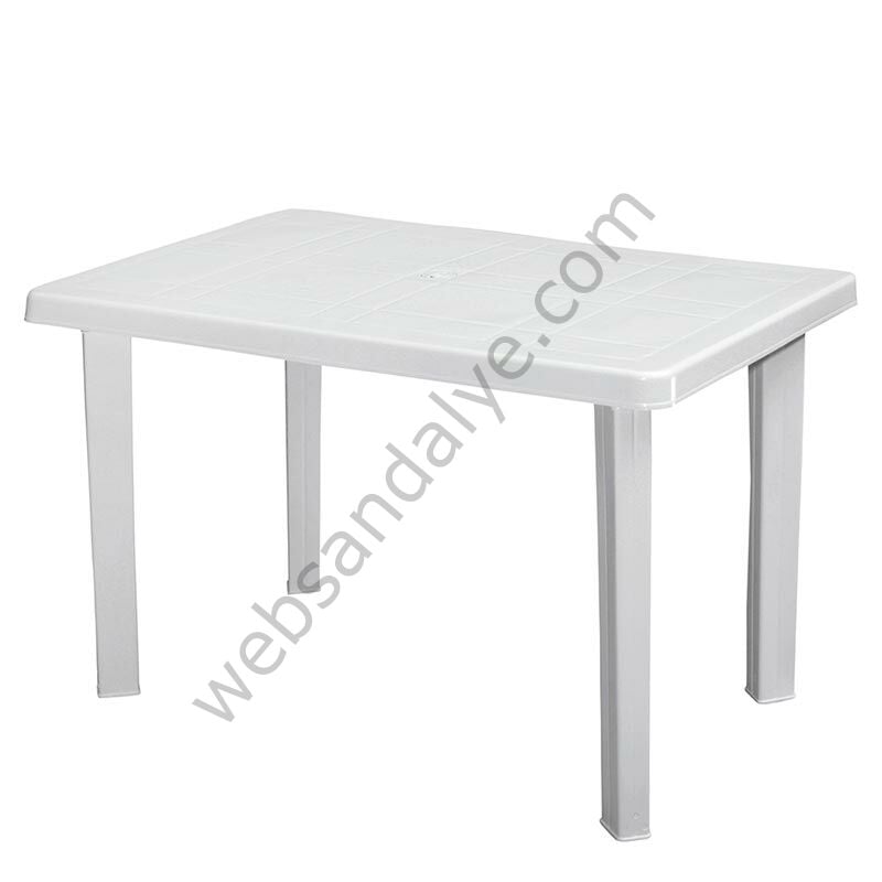Alabama Plastik Masa 70×110 Beyaz