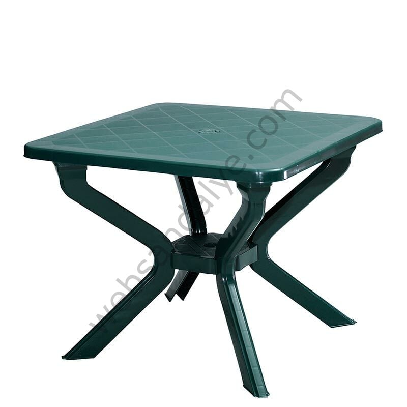 Arizona Plastik Masa 70x70 Yeşil