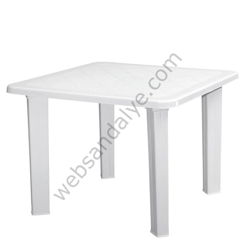 Arkansas Plastik Masa 70×70 Beyaz