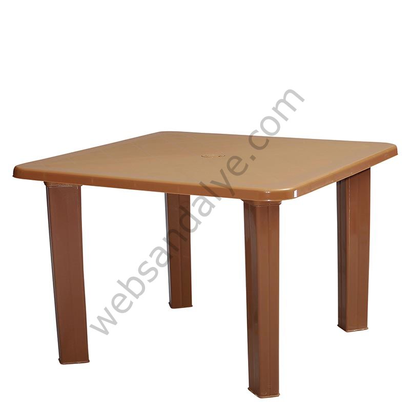 Arkansas Plastik Masa 70×70 Teak