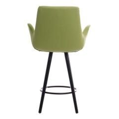 Beril 75 Cm Ahşap Ayaklı Bar Sandalyesi
