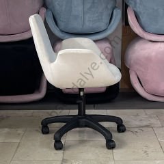 Beril Çalışma Koltuğu Bej - Plastik Ayak