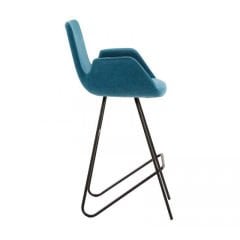 Beril Siyah Ayaklı Bar Sandalyesi