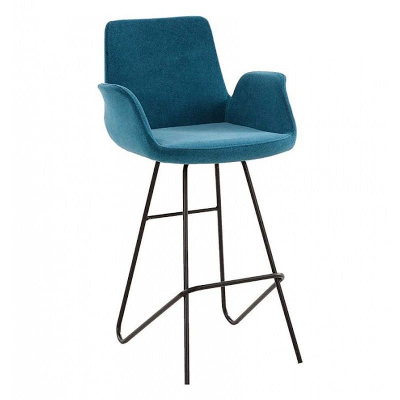 Beril Siyah Ayaklı Bar Sandalyesi
