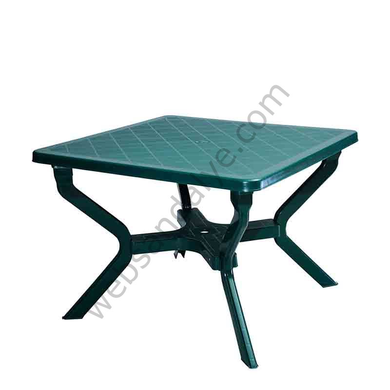 Cosenza Plastik Masa 100x100 Yeşil
