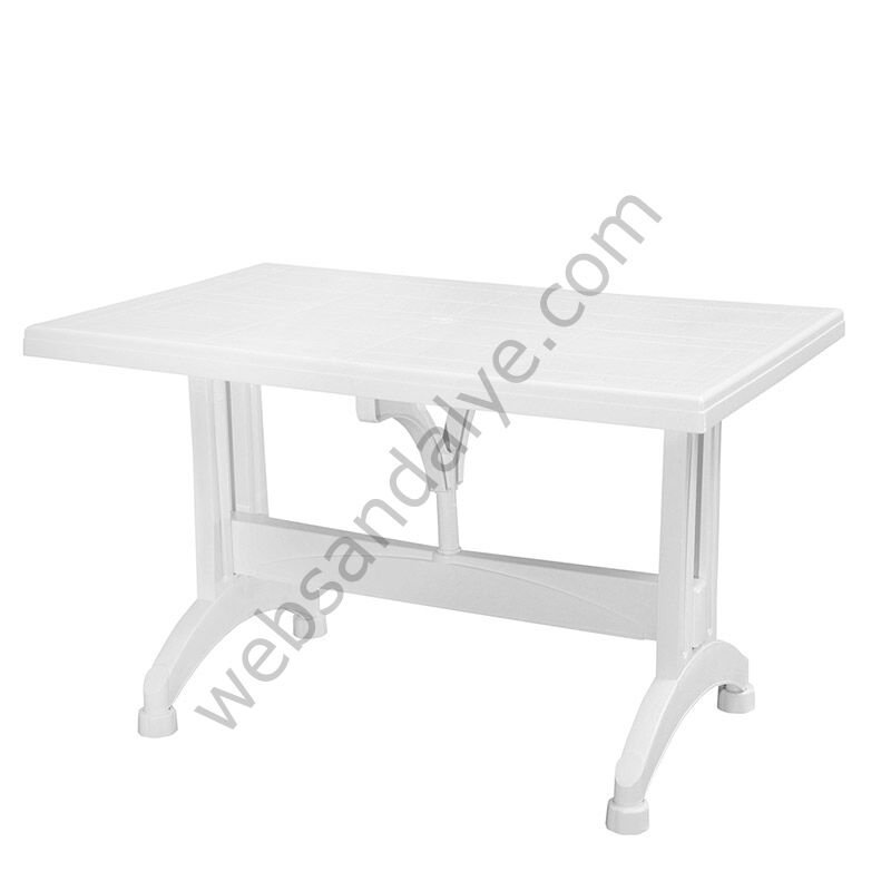 Pierya Plastik Masa 75x120 Beyaz