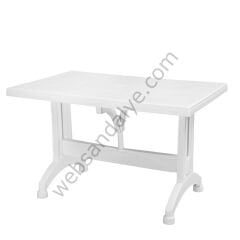 Pierya Plastik Masa 75x120 Beyaz