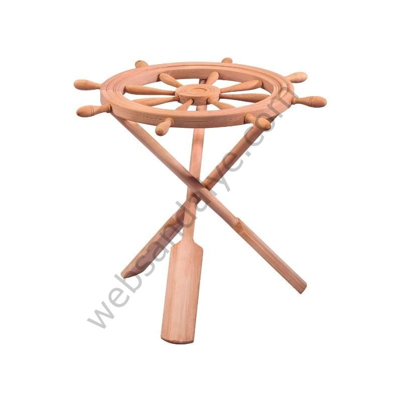 Küçük Dümen Ham Ahşap Fiskos Sehpa