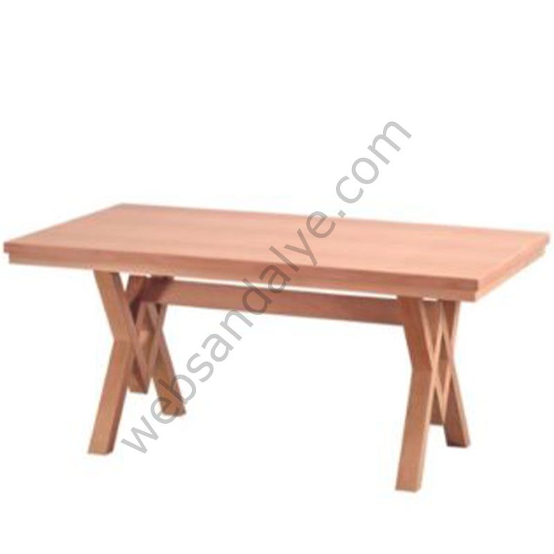 Val Masif Ahşap Masa 170x90