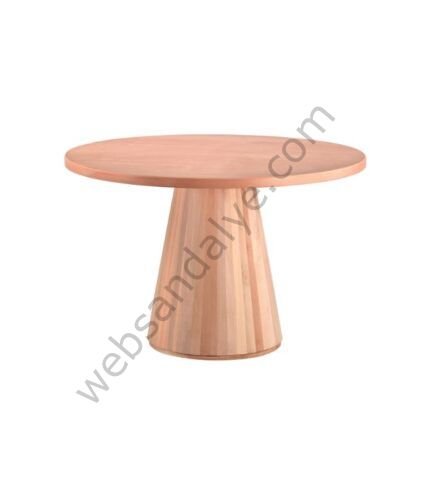 Wega Masif Ahşap Masa 120X120
