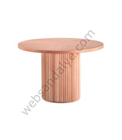 Wega Mes Yuvarlak Masif Masa 120X120