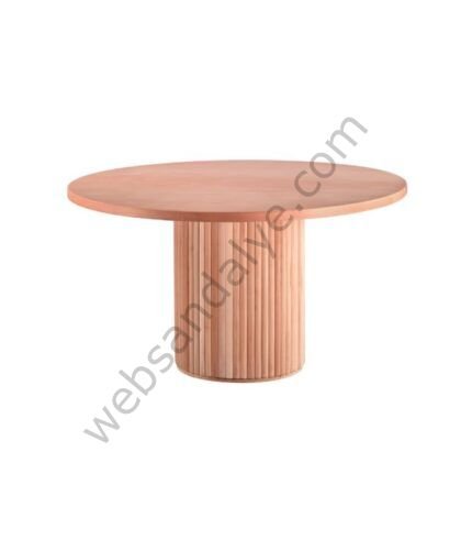 Wega Mes Yuvarlak Masif Masa 140X140