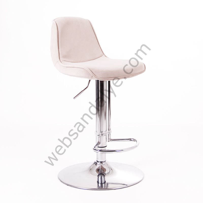 Candy Modern Bar Sandalyesi Krem