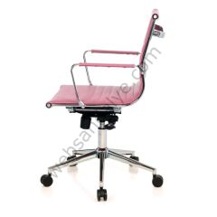 Gap Çalışma Koltuğu Pembe Deri