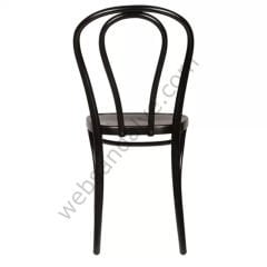 Axes Thonet Ahşap Sandalye Siyah