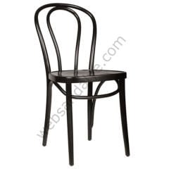 Axes Thonet Ahşap Sandalye Siyah
