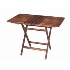 Liba 60x80 Katlanır Ahşap Masa Ceviz