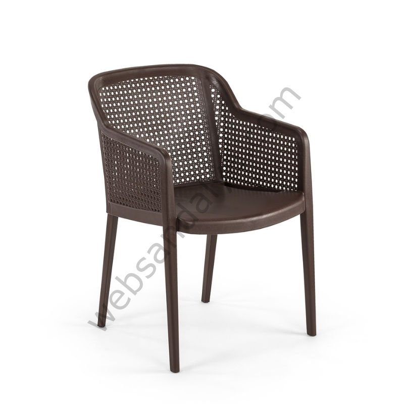 Zeyit Plastik Sandalye Wenge