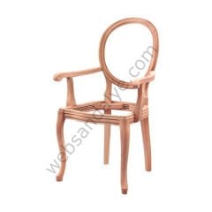 Rotterdam Kollu Ham Ahşap Sandalye