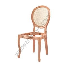 Rotterdam Hasırlı Ham Ahşap Sandalye