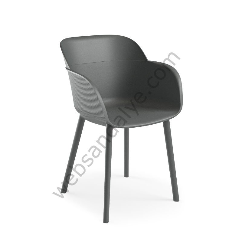 Tabor Plastik Sandalye Antrasit