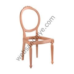 Lahey Ham Oymalı Ahşap Sandalye
