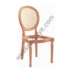 Lahey Hasırlı Ham Ahşap Sandalye