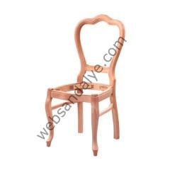 Tilburg Klasik Ham Ahşap Sandalye