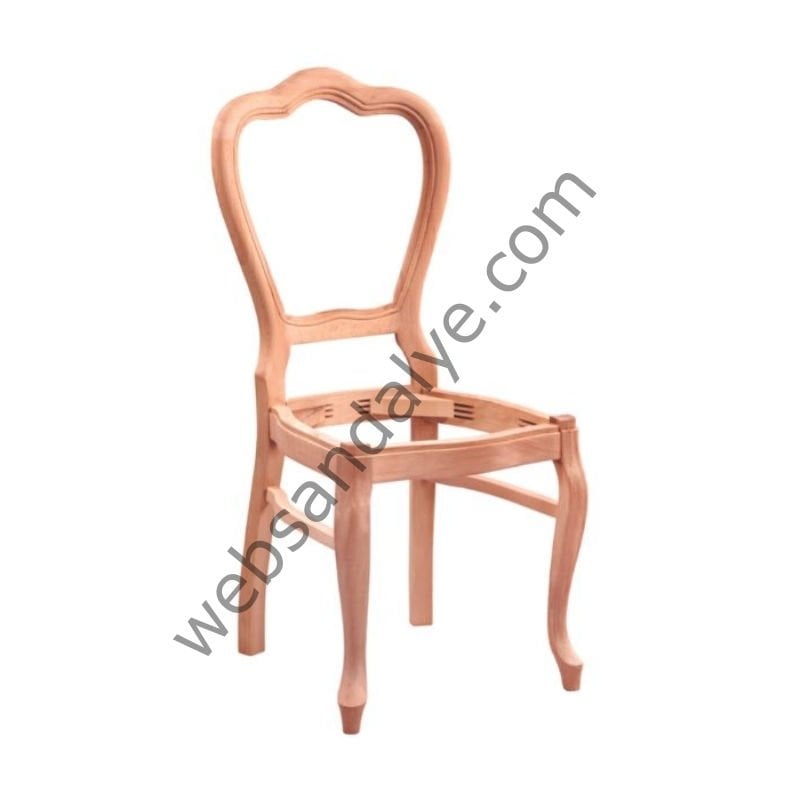 Tilburg Klasik Ham Ahşap Sandalye