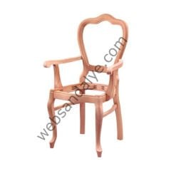 Tilburg Klasik Kollu Ham Ahşap Sandalye