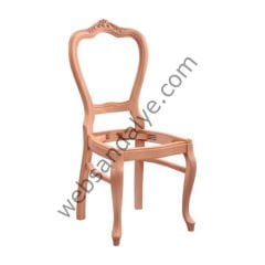 Tilburg Klasik Oymalı Ham Ahşap Sandalye