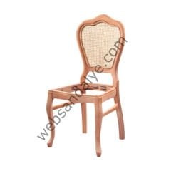 Tilburg Klasik Hasırlı Ham Ahşap Sandalye