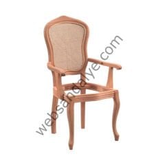 Almere İtalyan Kollu Ham Ahşap Sandalye