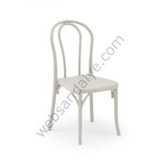 Antika Plastik Sandalye Ahşap