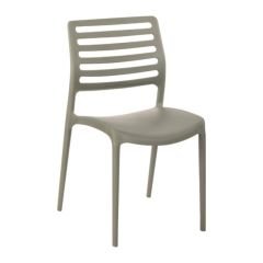 Abom Plastik Sandalye Çimento Grisi