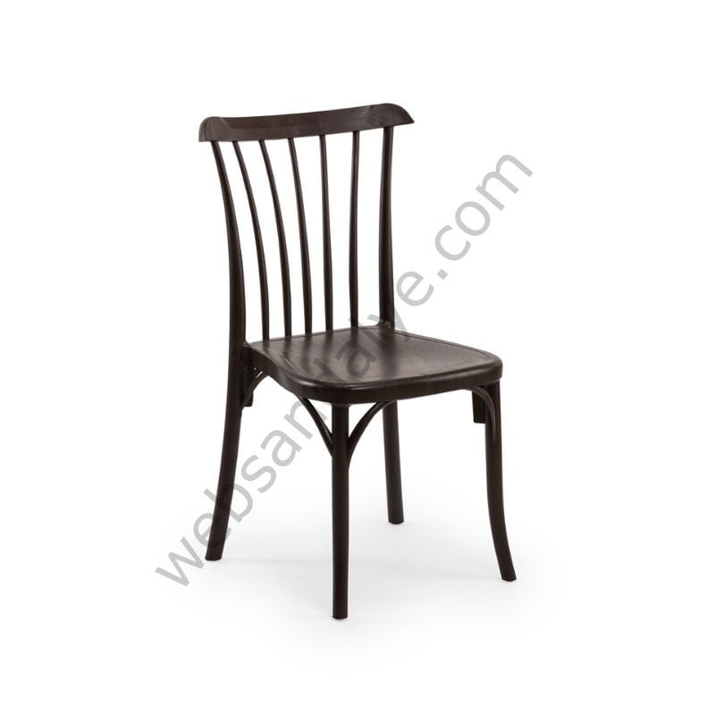 Adwa Plastik Sandalye Wenge