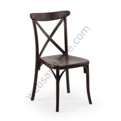 Alem Plastik Sandalye Wenge